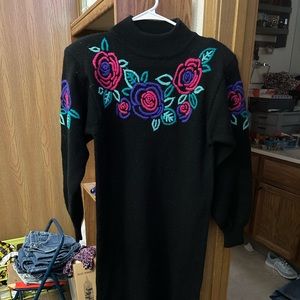 Women’s vintage sweater dress